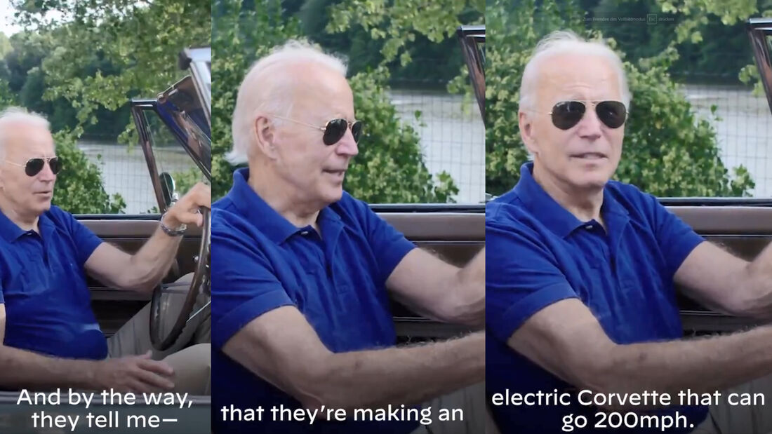 Joe Biden Corvette Electric