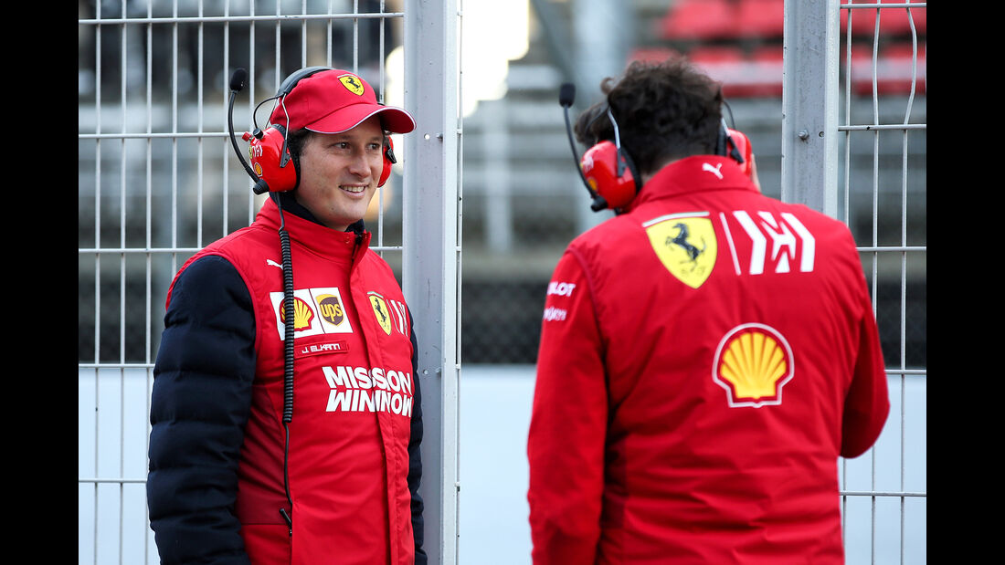 John Elkann & Mattia Binotto - Ferrari - Barcelona - F1-Test - 01. März 2019