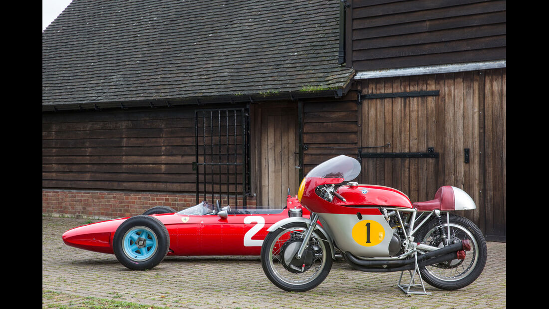John Surtees - Motorsport- F1 - Ferrari 158 - Motorrad