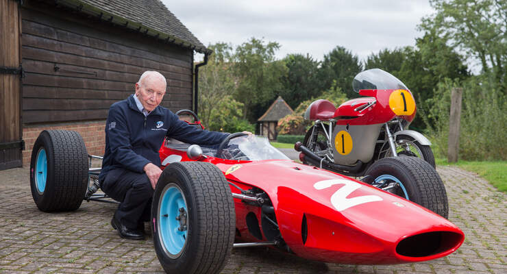 John Surtees - Motorsport- F1 - Ferrari 158 - Motorrad