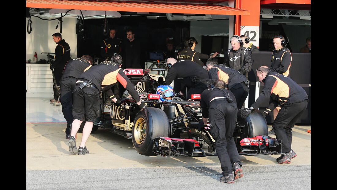 Jolyon Palmer - Lotus- Formel 1-Test - Barcelona - 20. Februar 2015