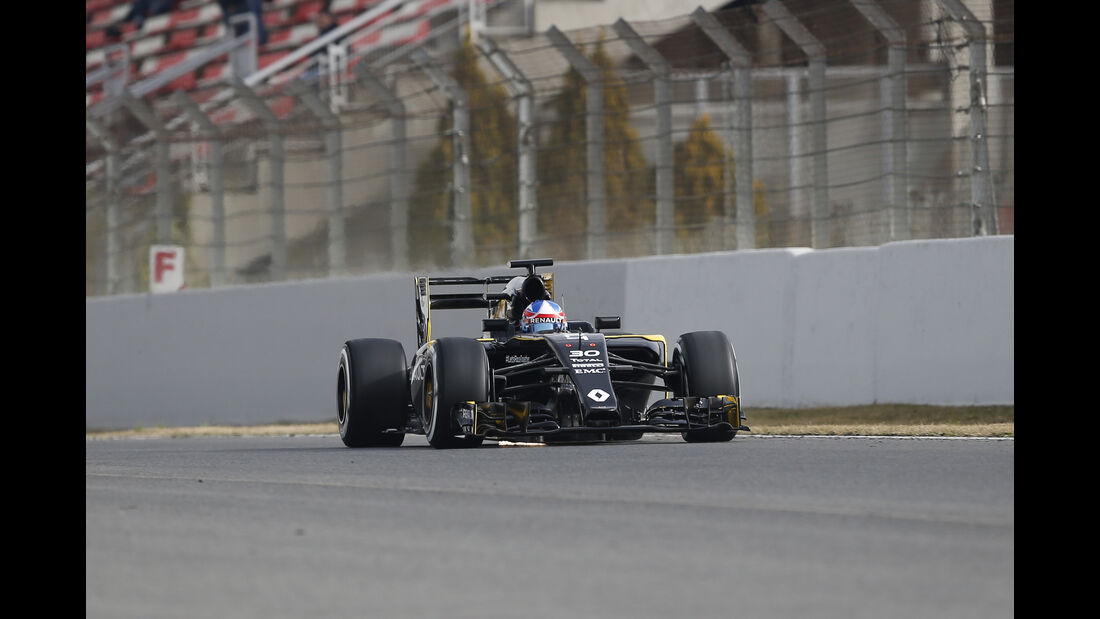 Jolyon Palmer - Renault F1 - Formel 1-Test - Barcelona - 22. Februar 2016 