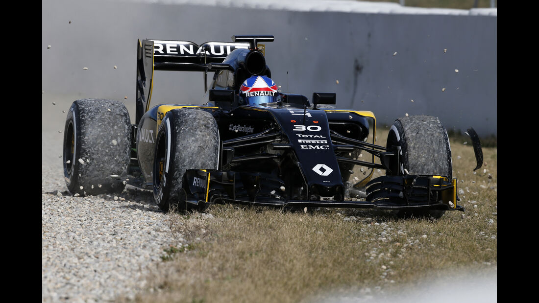 Jolyon Palmer - Renault F1 - Formel 1-Test - Barcelona - 3. März 2016