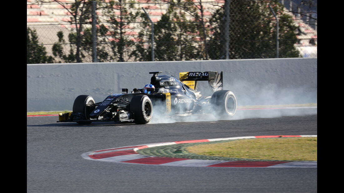 Jolyon Palmer - Renault F1 - Formel 1-Test - Barcelona - 3. März 2016