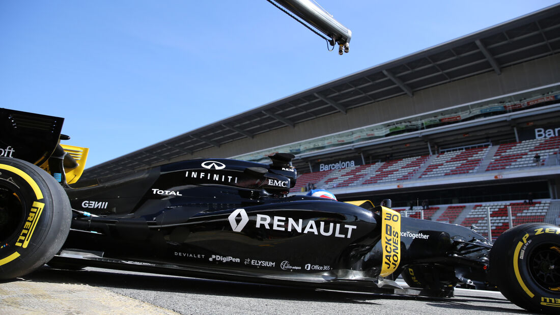 Jolyon Palmer - Renault F1 - Formel 1-Test - Barcelona - 4. März 2016