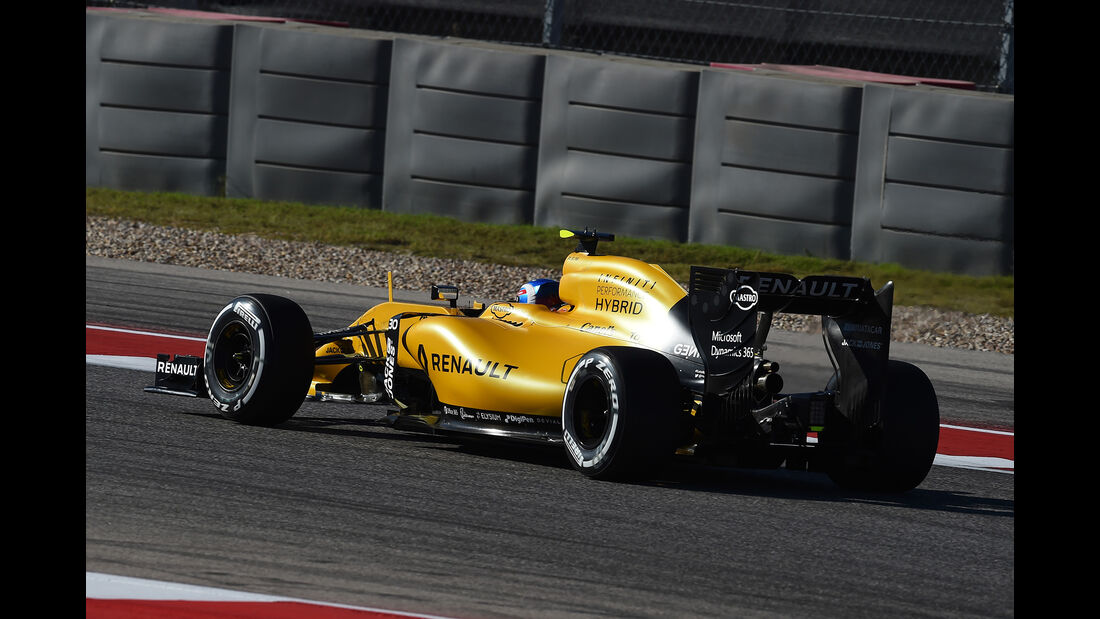 Jolyon Palmer - Renault - Formel 1 - GP USA - Austin - 21. Oktober 2016