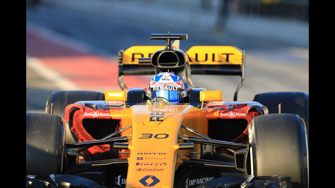 Jolyon Palmer - Renault - Formel 1 - Test - Barcelona - 2. März 2017
