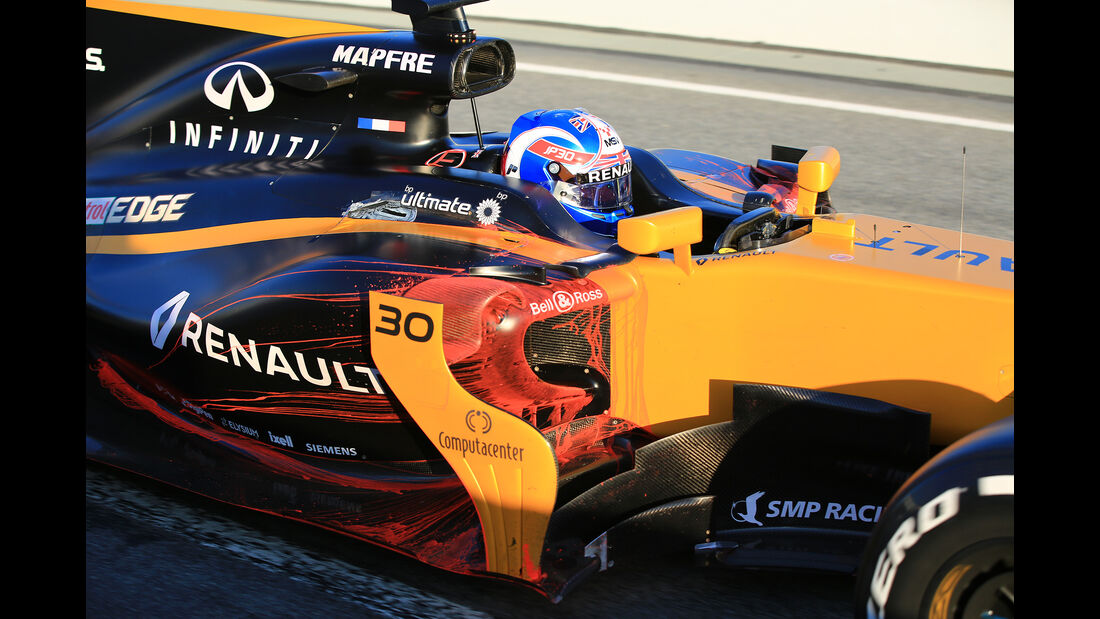 Jolyon Palmer - Renault - Formel 1 - Test - Barcelona - 2. März 2017