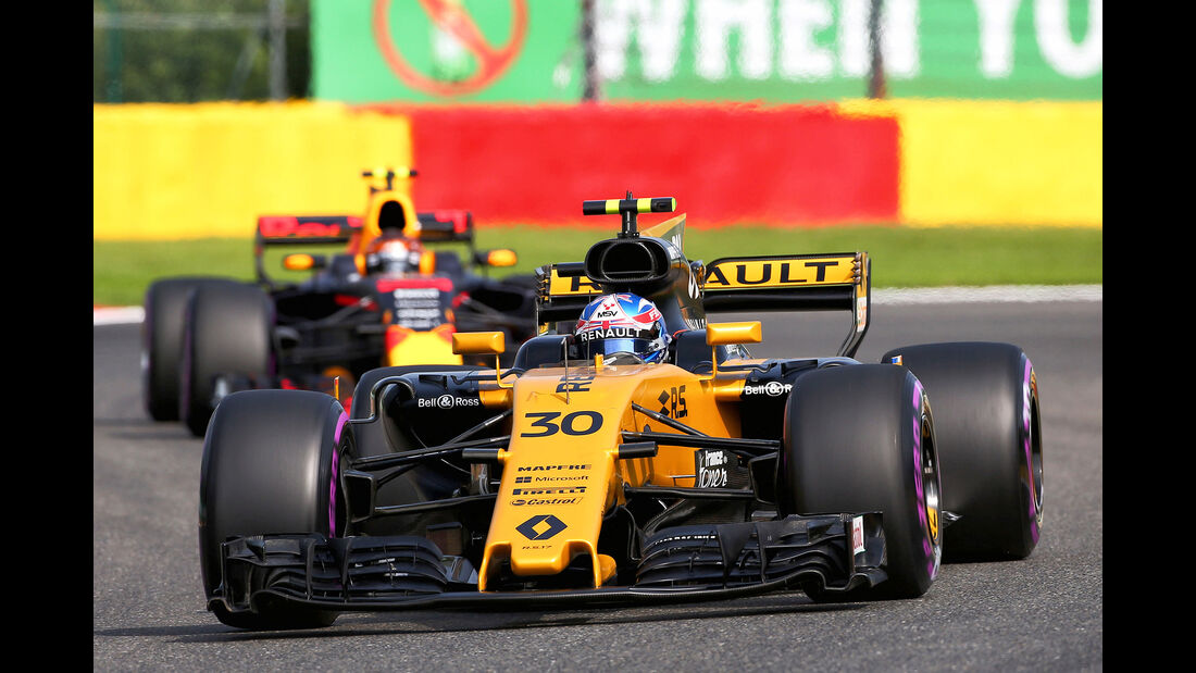 Jolyon Palmer - Renault - GP Belgien - Spa-Francorchamps - Formel 1 - 25. August 2017