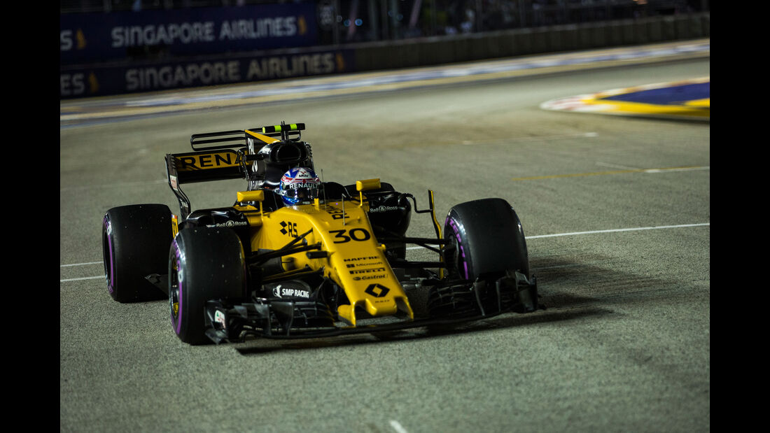 Jolyon Palmer - Renault - GP Singapur 2017 - Rennen