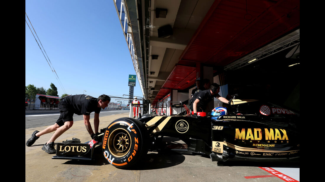 Joylon Palmer - Lotus - GP Spanien - Barcelona - Freitag - 8.5.2015