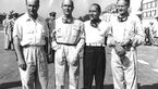 Juan Manuel Fangio - Giuseppe Farina - Felice Bonetto - Emmanuel de Graffenried - Alfa Romeo - GP Italien 1950