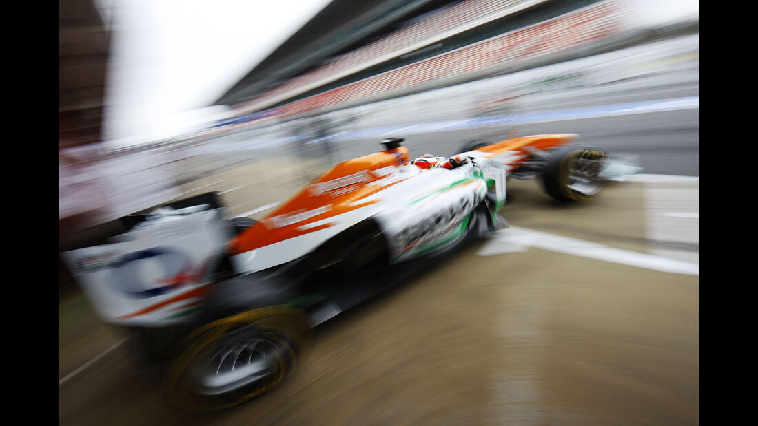 Jules Bianchi, Force India, Formel 1-Test, Barcelona, 22. Februar 2013