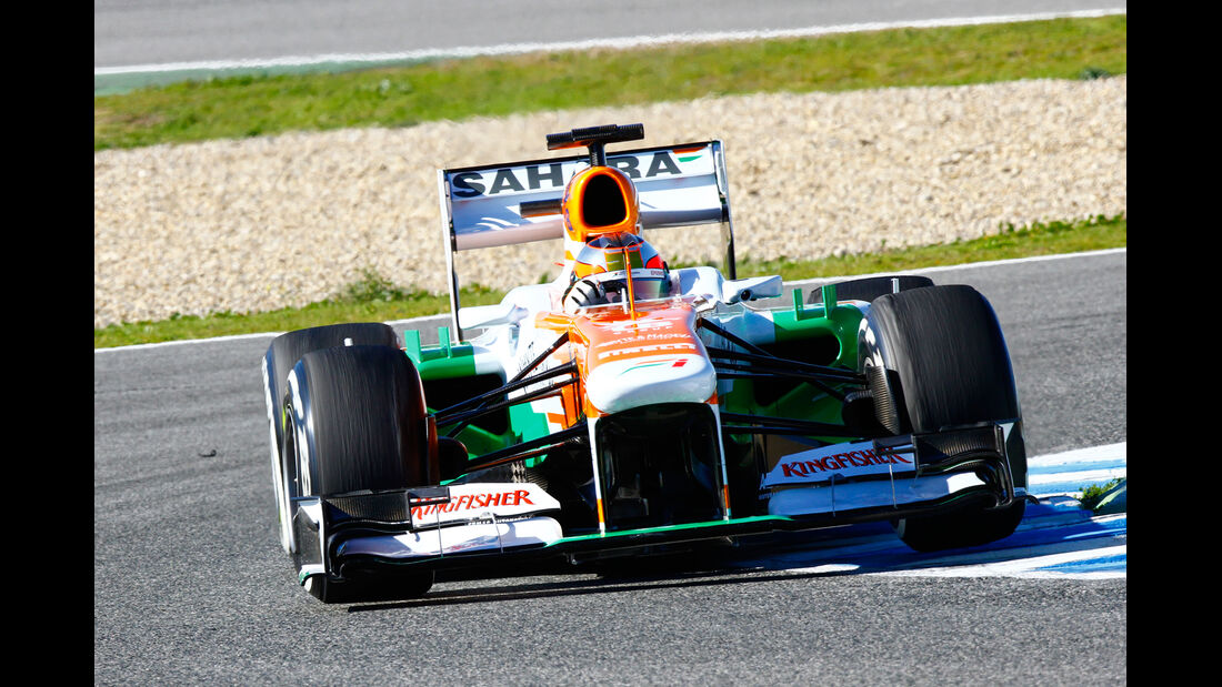 Jules Bianchi, Force India, Formel 1-Test, Jerez, 8. Februar 2013