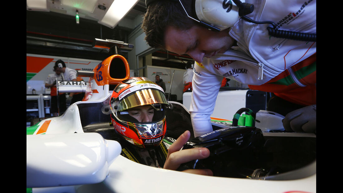 Jules Bianchi, Force India, Formel 1-Test, Jerez, 8. Februar 2013