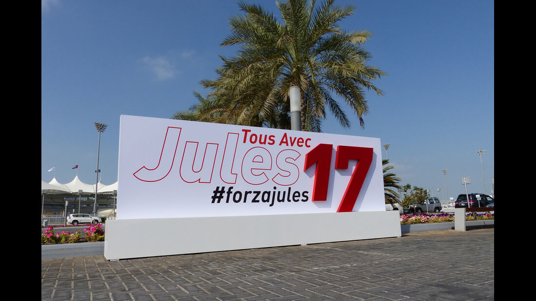 Jules Bianchi - Formel 1 - GP Abu Dhabi - 20. November 2014