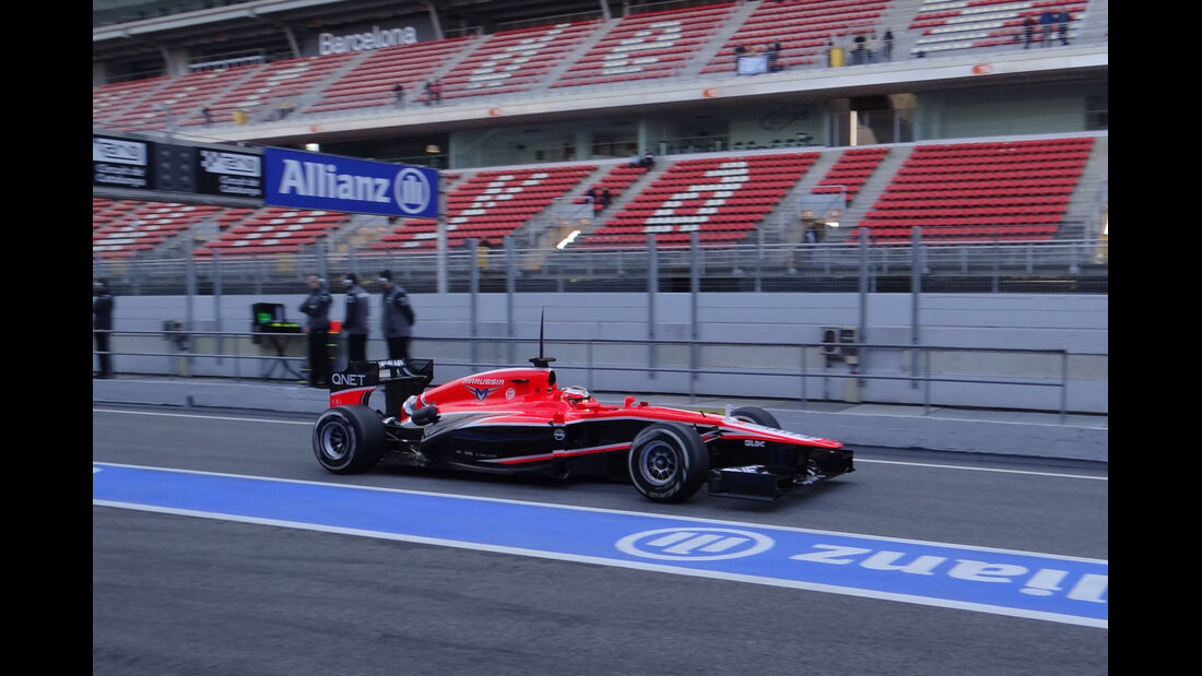 Jules Bianchi - Marussia - Formel 1 - Test - Barcelona - 2. März 2013