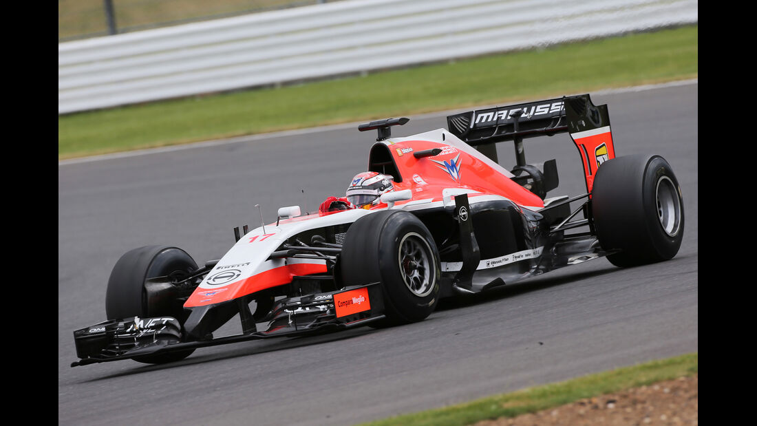 Jules Bianchi - Marussia - Formel 1-Test - Silverstone 2014