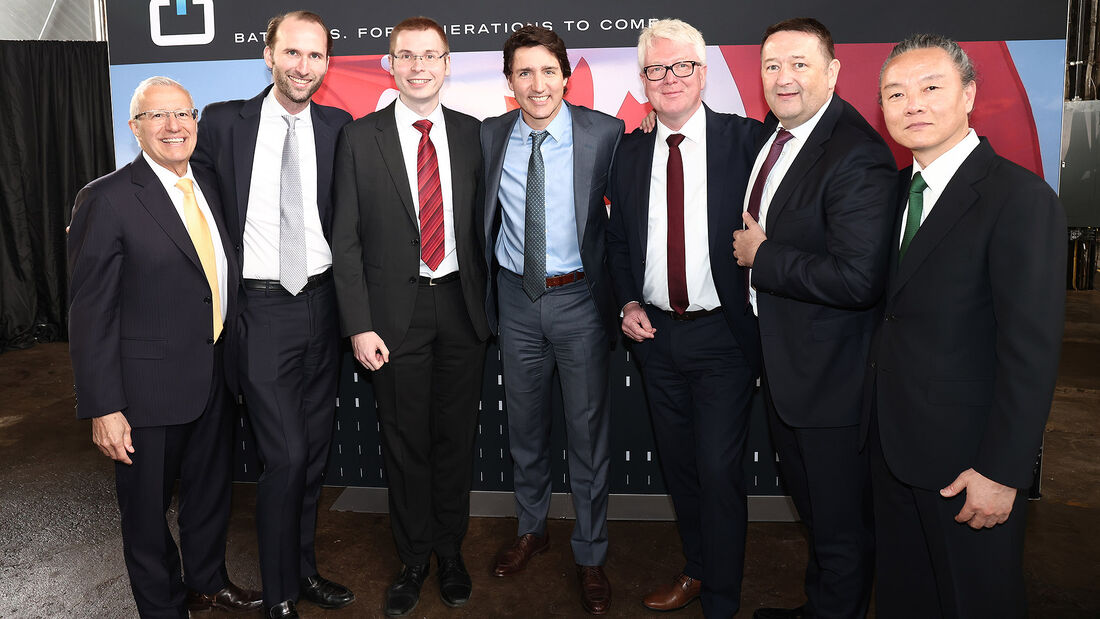 Justin Trudeau VW Batteriefabrik Gigafactory PowerCo SE Ontario Kanada