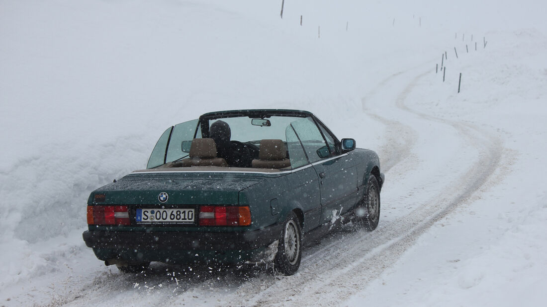 KISS-Ausfahrt, Jaufenpass, BMW 318i