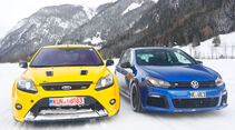 KL Racing-VW Golf R, Wolf-Ford Focus RS, Frontansicht