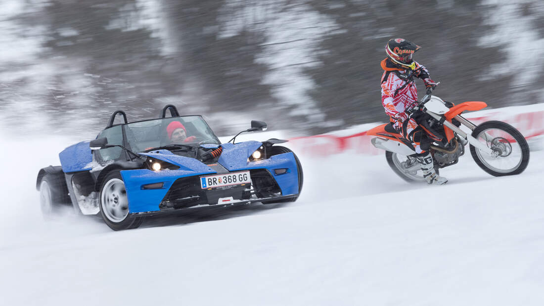 Polaris Slingshot PowerDreirad im KTMStyle auto motor und sport