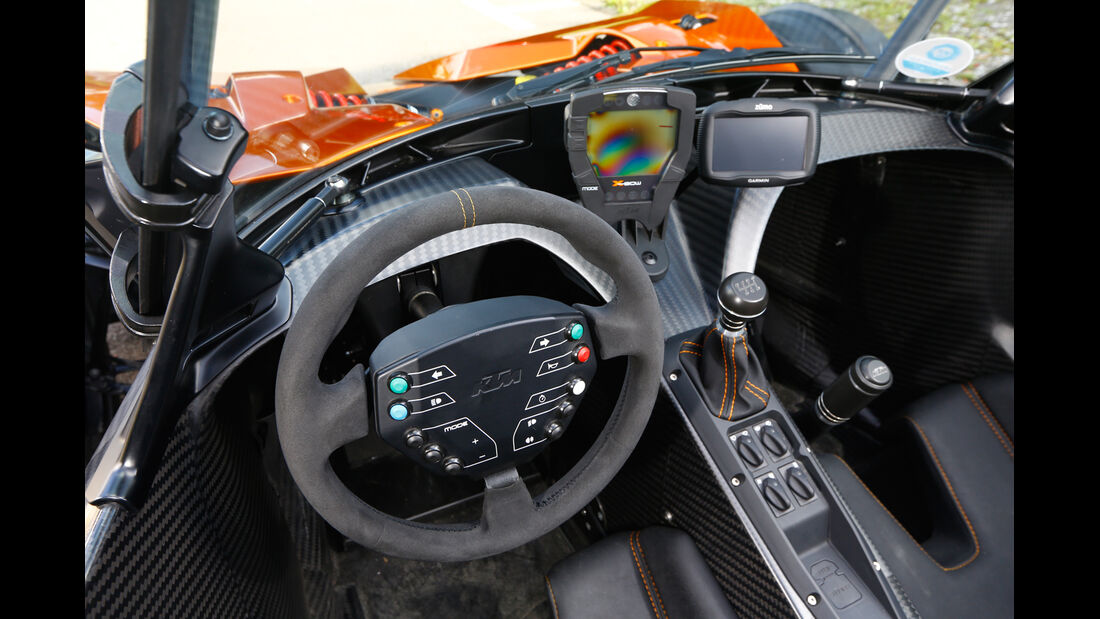 KTM X-Bow GT, Cockpit, Lenkrad