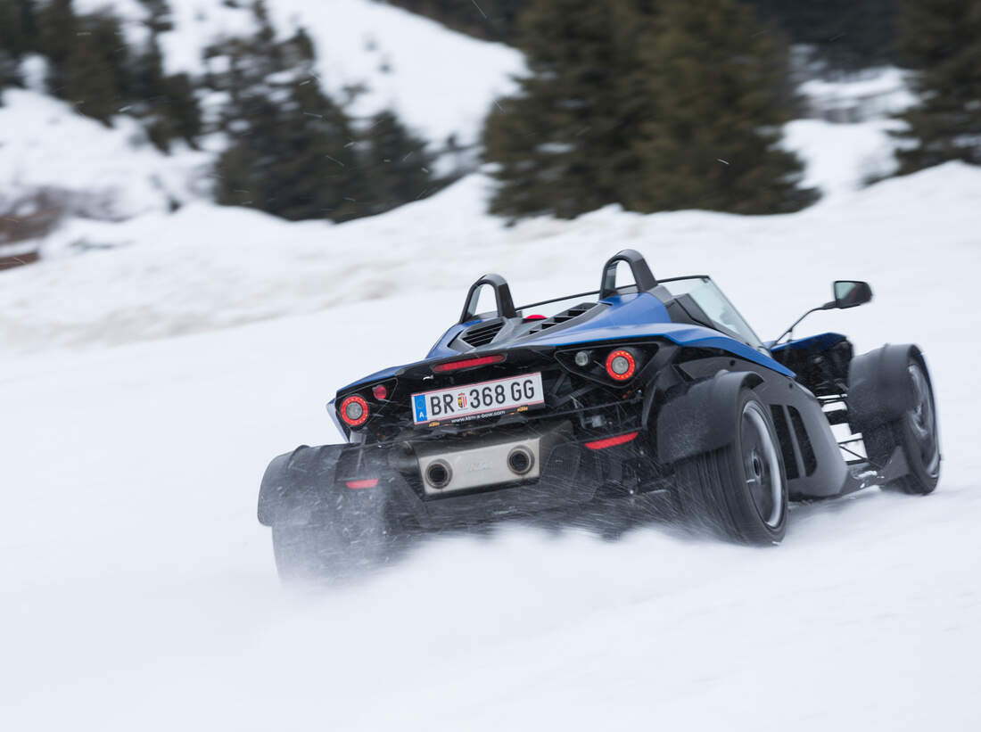 Polaris Slingshot PowerDreirad im KTMStyle auto motor und sport