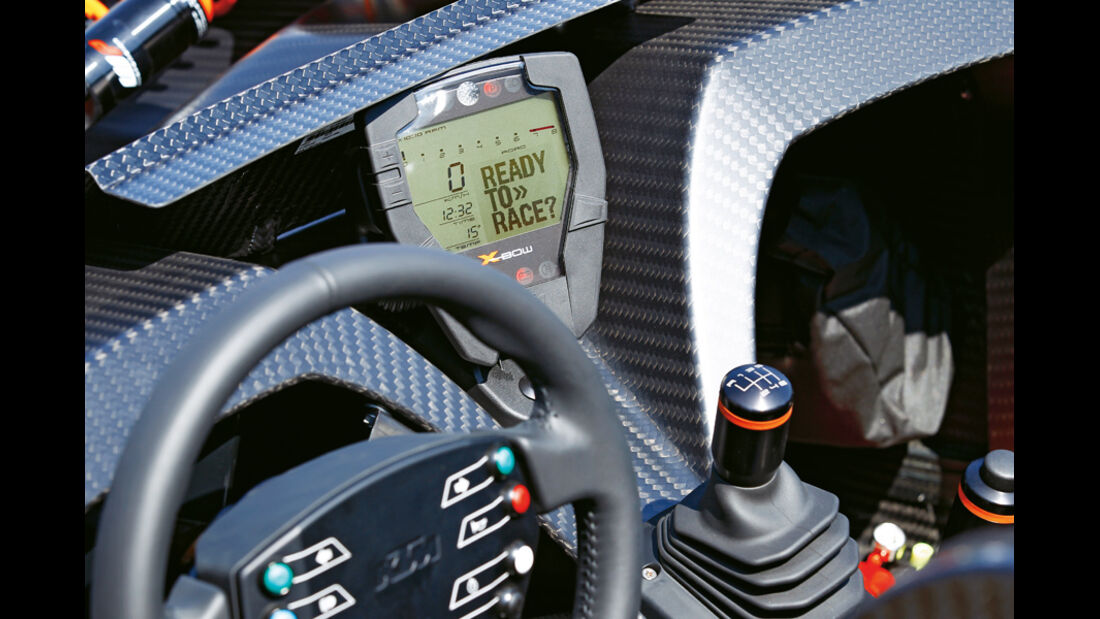 KTM X-Bow R, Cockpit