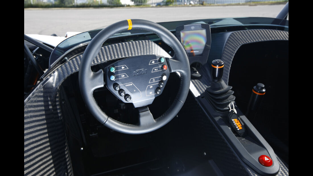 KTM X-Bow R Prototyp, Cockpit