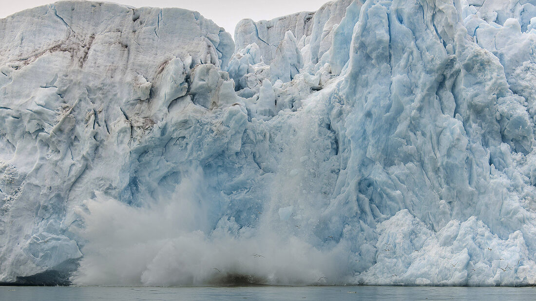 Kalbender Gletscher, Klimawandel