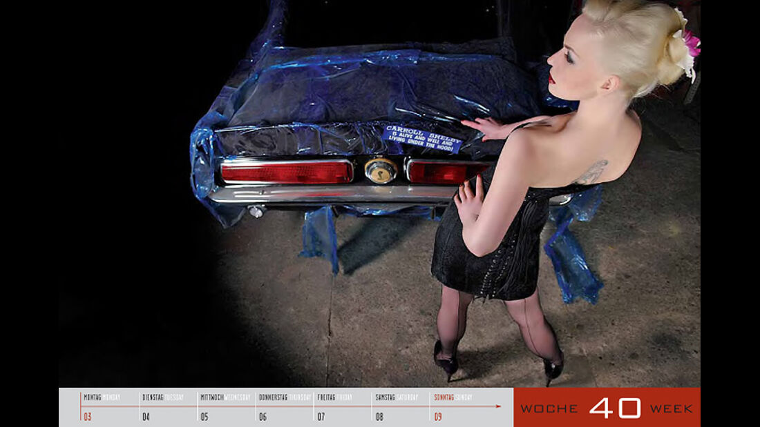Kalender 2011 Girls and legendary US-Cars