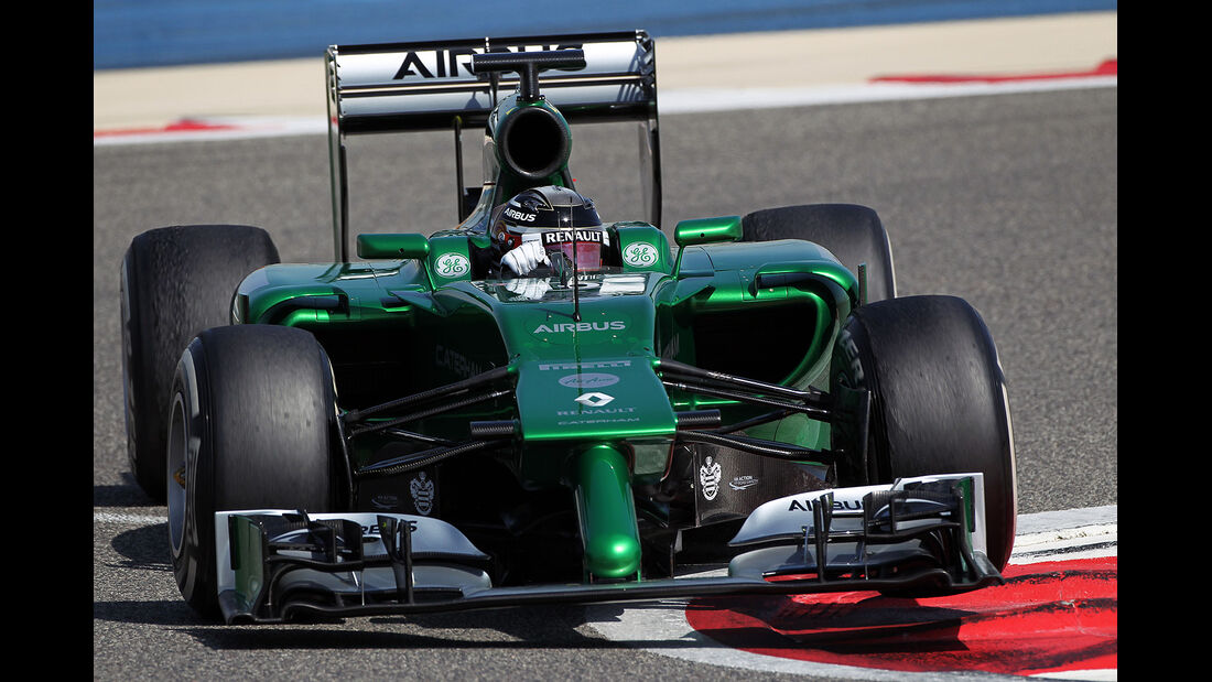 Kamui Kobayashi - Caterham - Formel 1 - Bahrain - Test - 20. Februar 2014