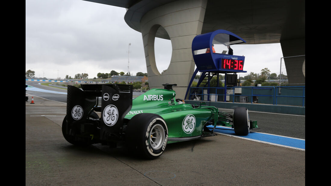 Kamui Kobayashi - Caterham - Formel 1 - Jerez - Test - 30. Januar 2014