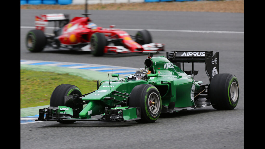 Kamui Kobayashi - Caterham - Formel 1 - Jerez - Test - 31. Januar 2014