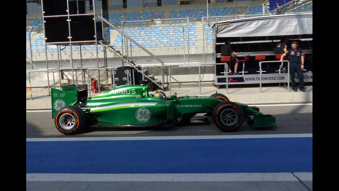 Kamui Kobayashi - Caterham - Formel 1 - Test - Bahrain - 27. Februar 2014 