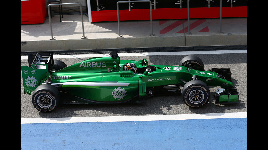 Kamui Kobayashi - Caterham - Formel 1 - Test - Bahrain . 27. Februar 2014