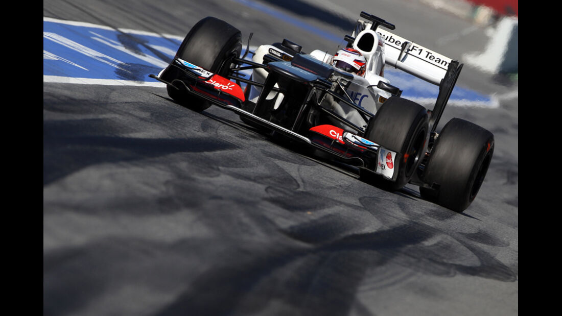 Kamui Kobayashi - F1-Test - Barcelona 2012