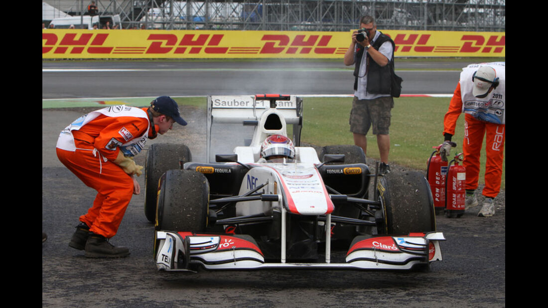 Kamui Kobayashi GP England 2011 Rennen