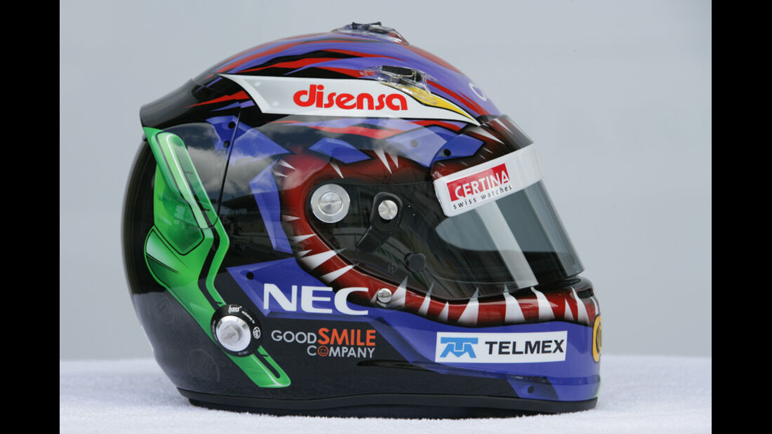 Kamui Kobayashi Helm GP Brasilien 2011