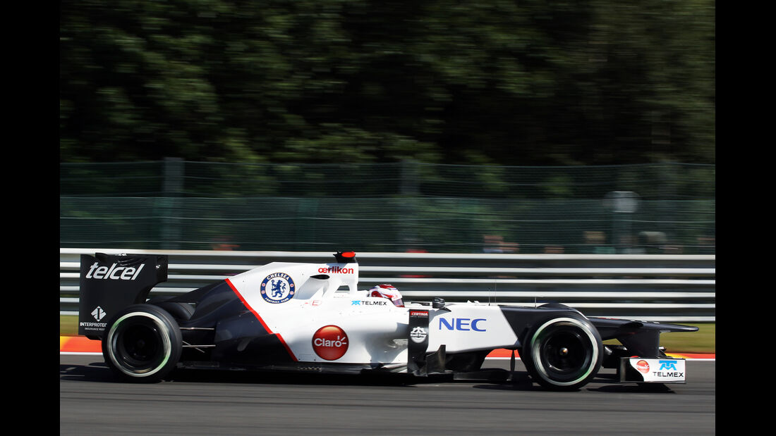 Kamui Kobayashi - Sauber - Formel 1 - GP Belgien - Spa-Francorchamps - 1. September 2012