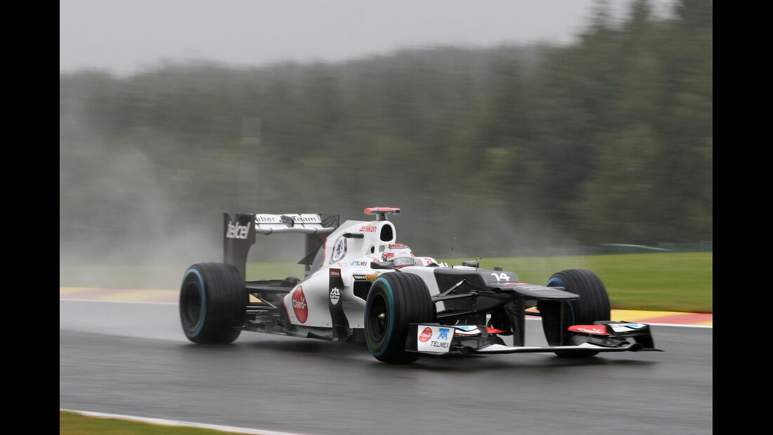 Kamui Kobayashi - Sauber - Formel 1 - GP Belgien - Spa-Francorchamps - 31. August 2012