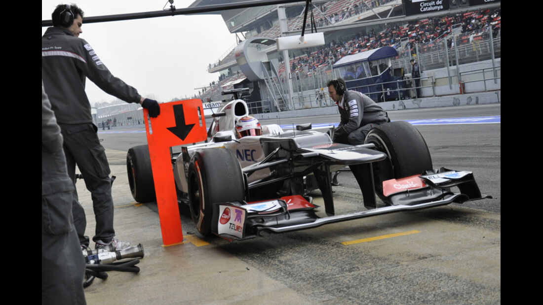 Kamui Kobayashi - Sauber - Formel 1-Test Barcelona - 4. März 2012