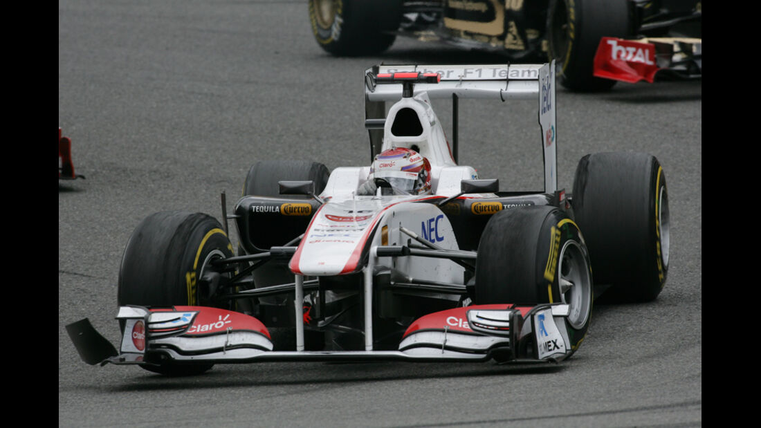 Kamui Kobayashi Sauber GP Belgien 2011