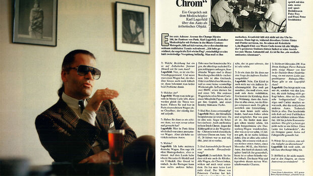 Karl Lagerfeld Interview 1985