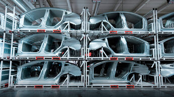 Karosserien Tesla-Fabrik in Grünheide