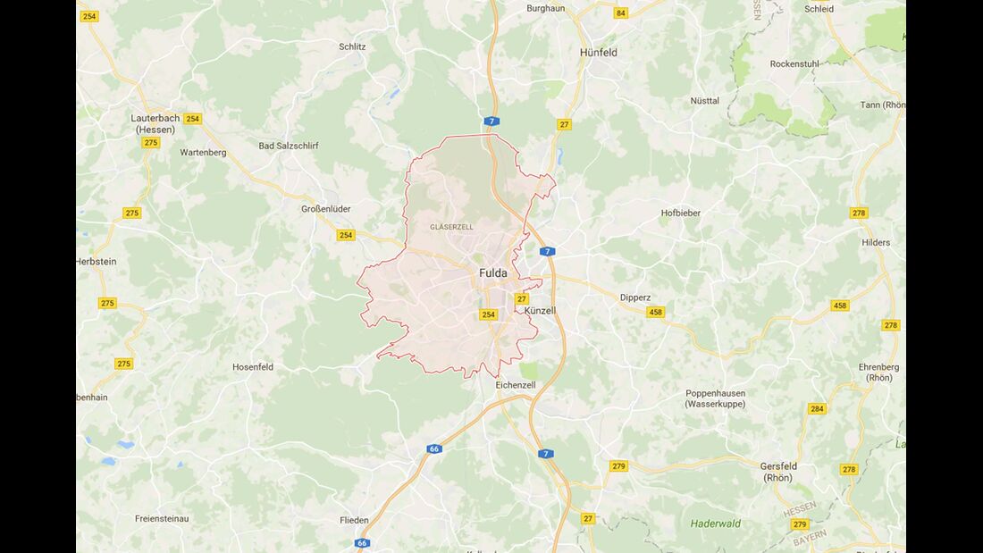 Karte Fulda