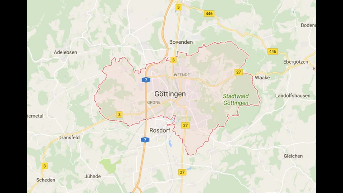 Karte Göttingen