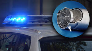 Katalysator Diebstahl Blaulicht