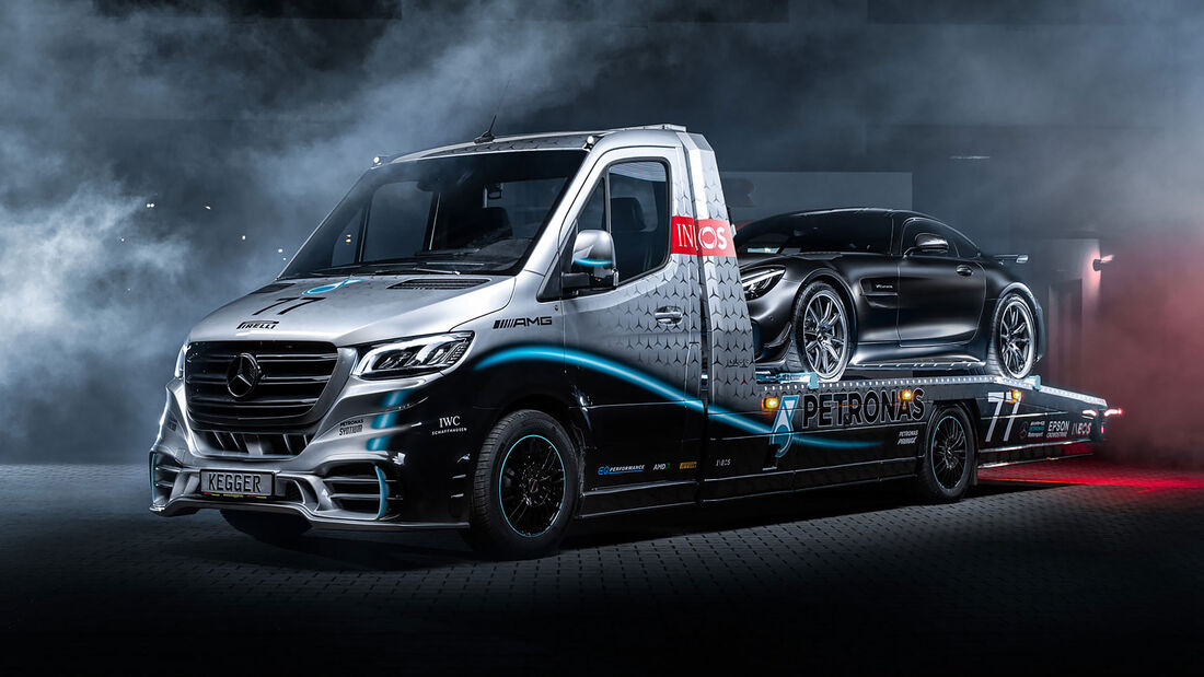 Kegger Mercedes Sprinter Abschlepper Petronas Edition
